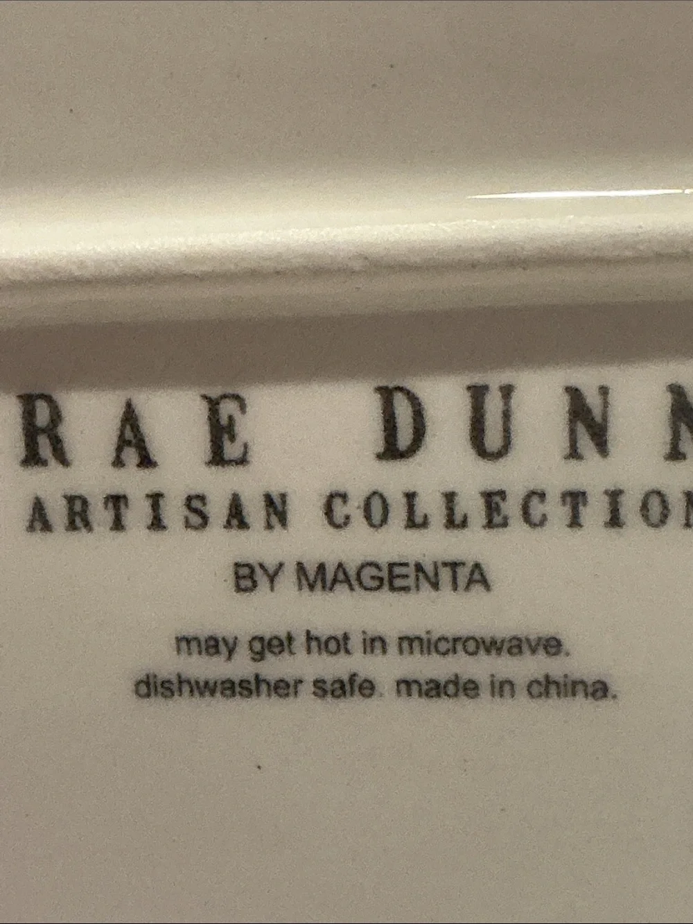 EUC - Rae Dunn Ceramic JUNK Tray